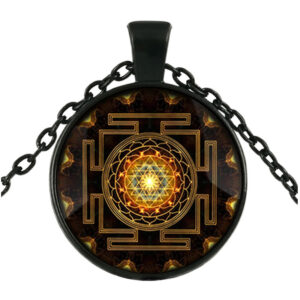 Sacred Yantra Wizard's Pendant Necklace