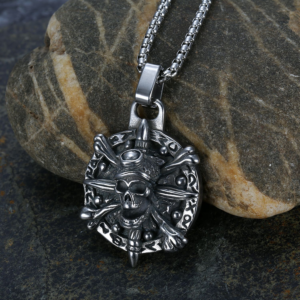 Cursed Pirate Medallion Stainless Steel Necklace