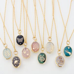 Natural Stone Gem Talisman Pendant Various Styles