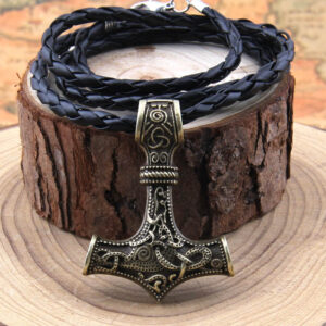 Nordic Viking Thor's Hammer Mjolnir Pendant Amulet
