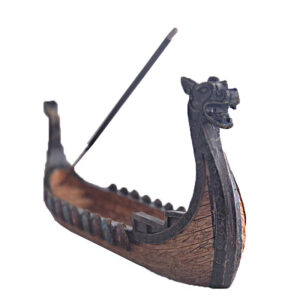 Viking Longboat Resin Incense burner