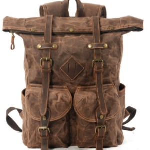 Vintage Canvas Explorer's Backpack